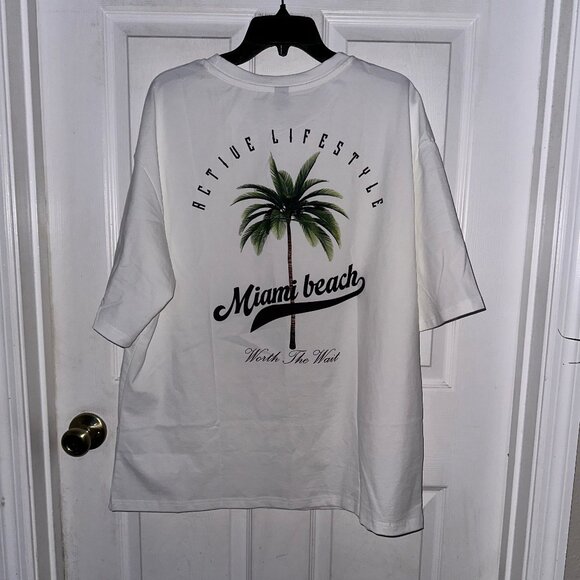 NWOT SHEIN Manfinity Shirt Large - Picture 3 of 3
